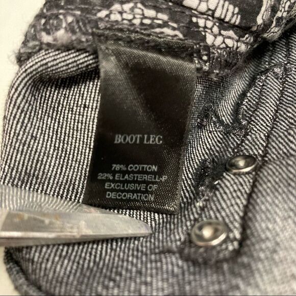 WHITE HOUSE BLACK MARKET,NOIR,Women’s Jeans, Black, Size 6R, Inseam 32” Boot Leg - Picture 8 of 12